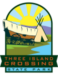 
Three Island Crossing State Park logo